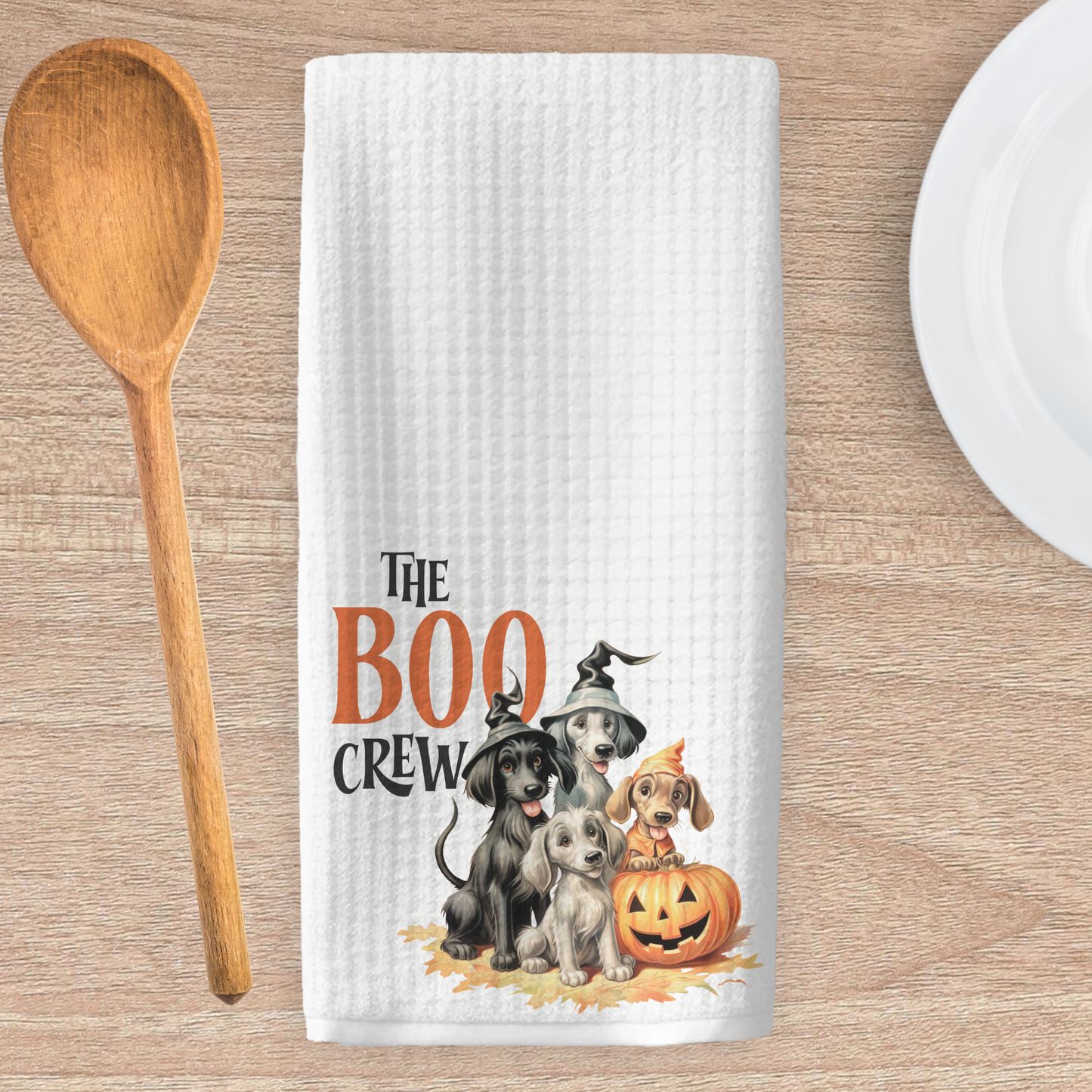 The Boo Crew Kitchen Tea Towel