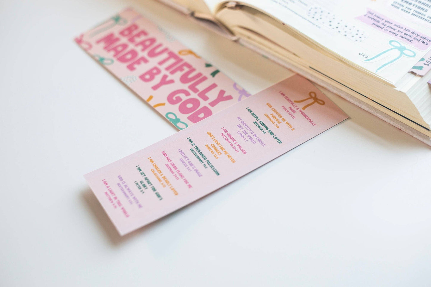 Beautifully Made By God bookmark
