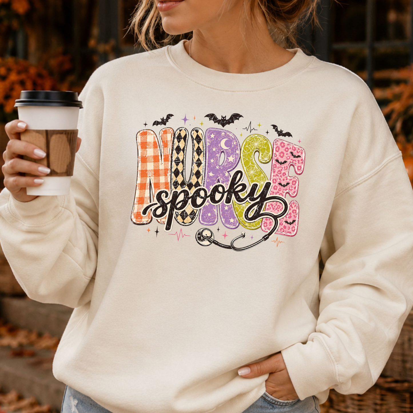 Spooky Nurse Crewneck