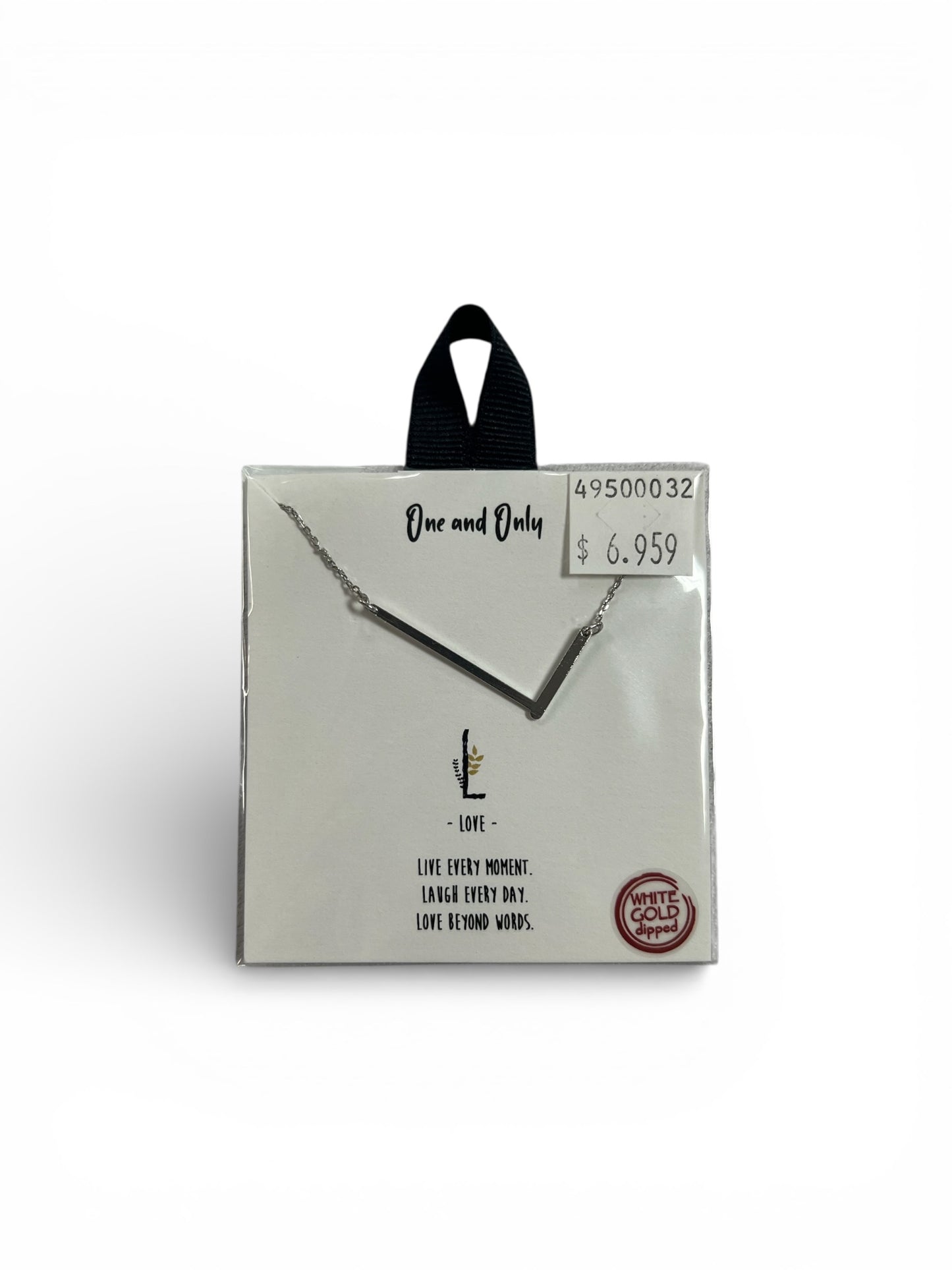 SILEVR “L” NECKACE