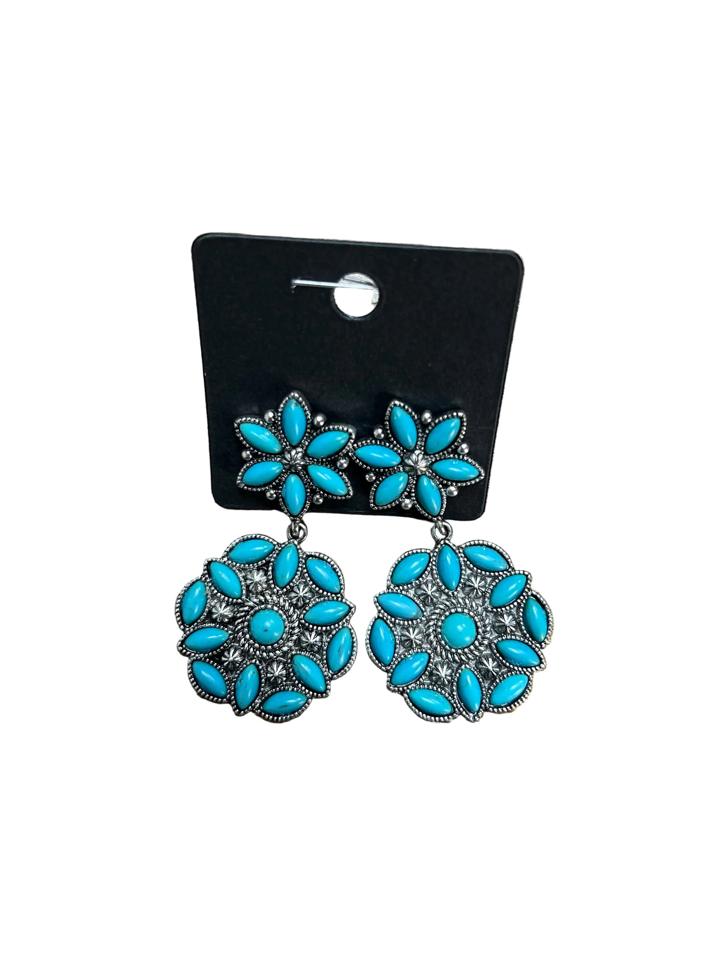 TURQUOISE BLOSSOM EARRINGS