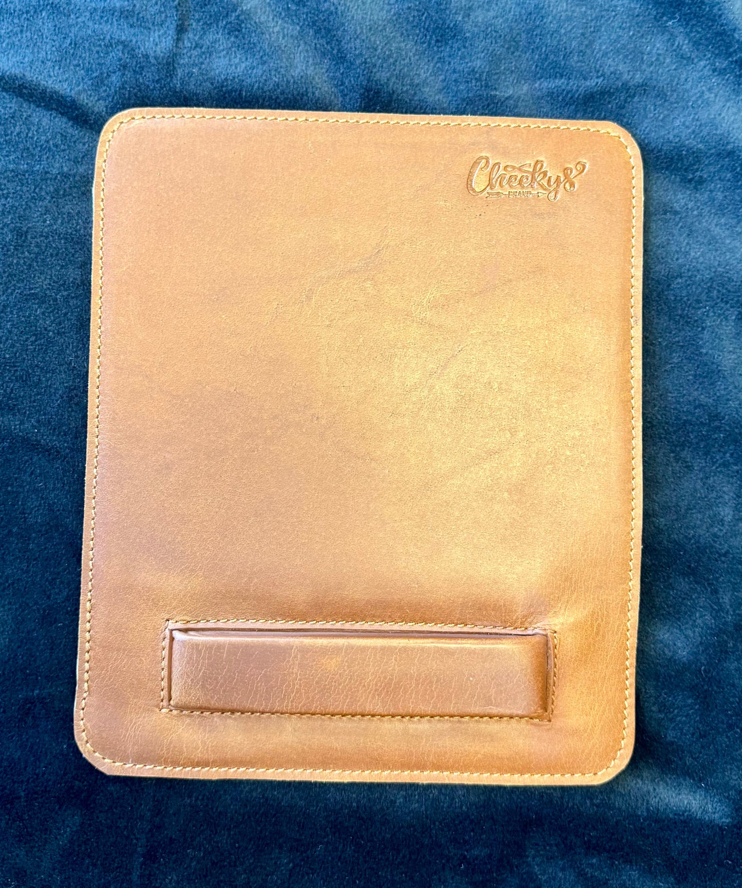 CHEEKYS GENUINE LEATHER MOUSE PAD WITH WRIST SUPPORT