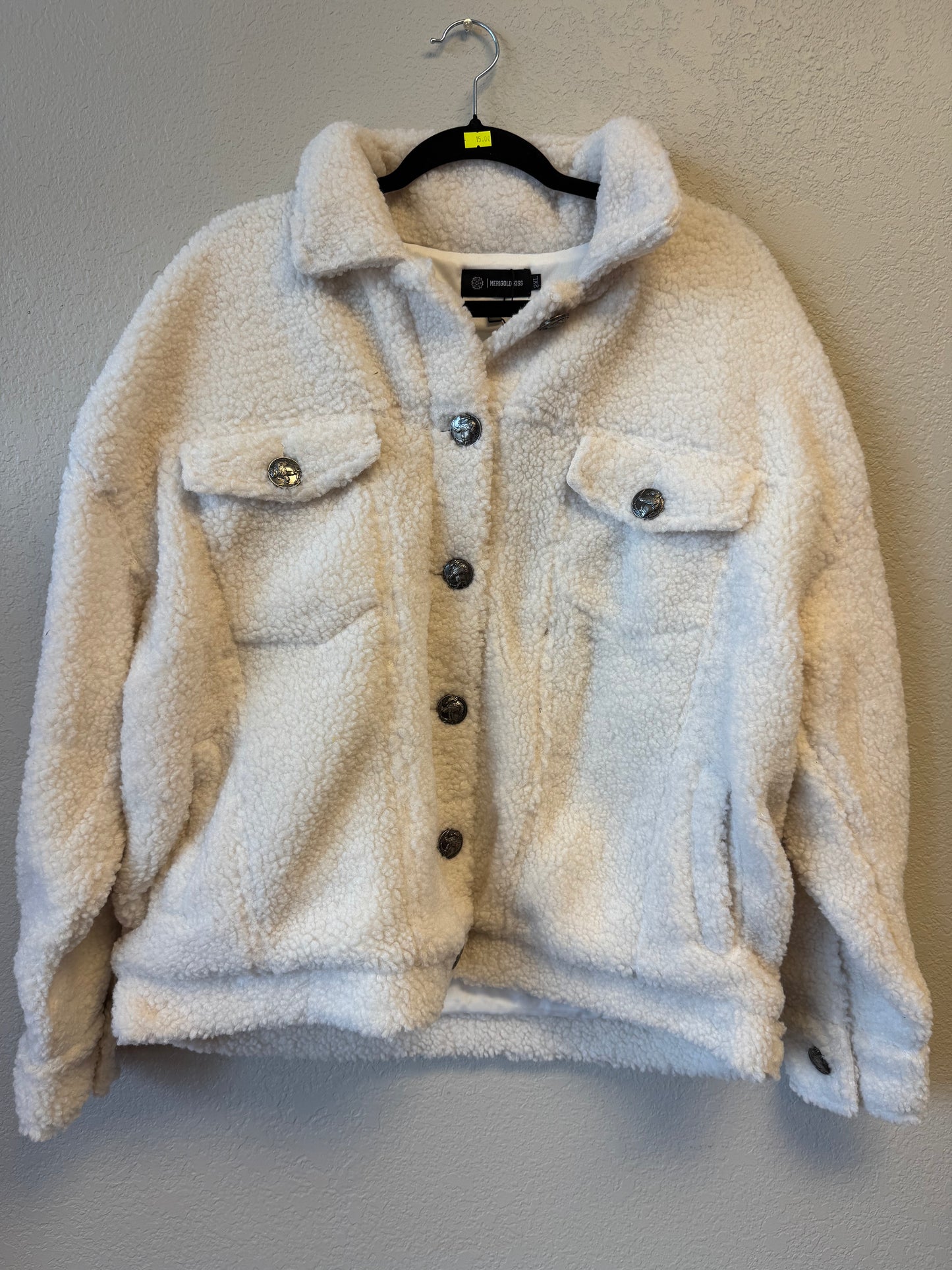 WHITE FUR WINTER COAT