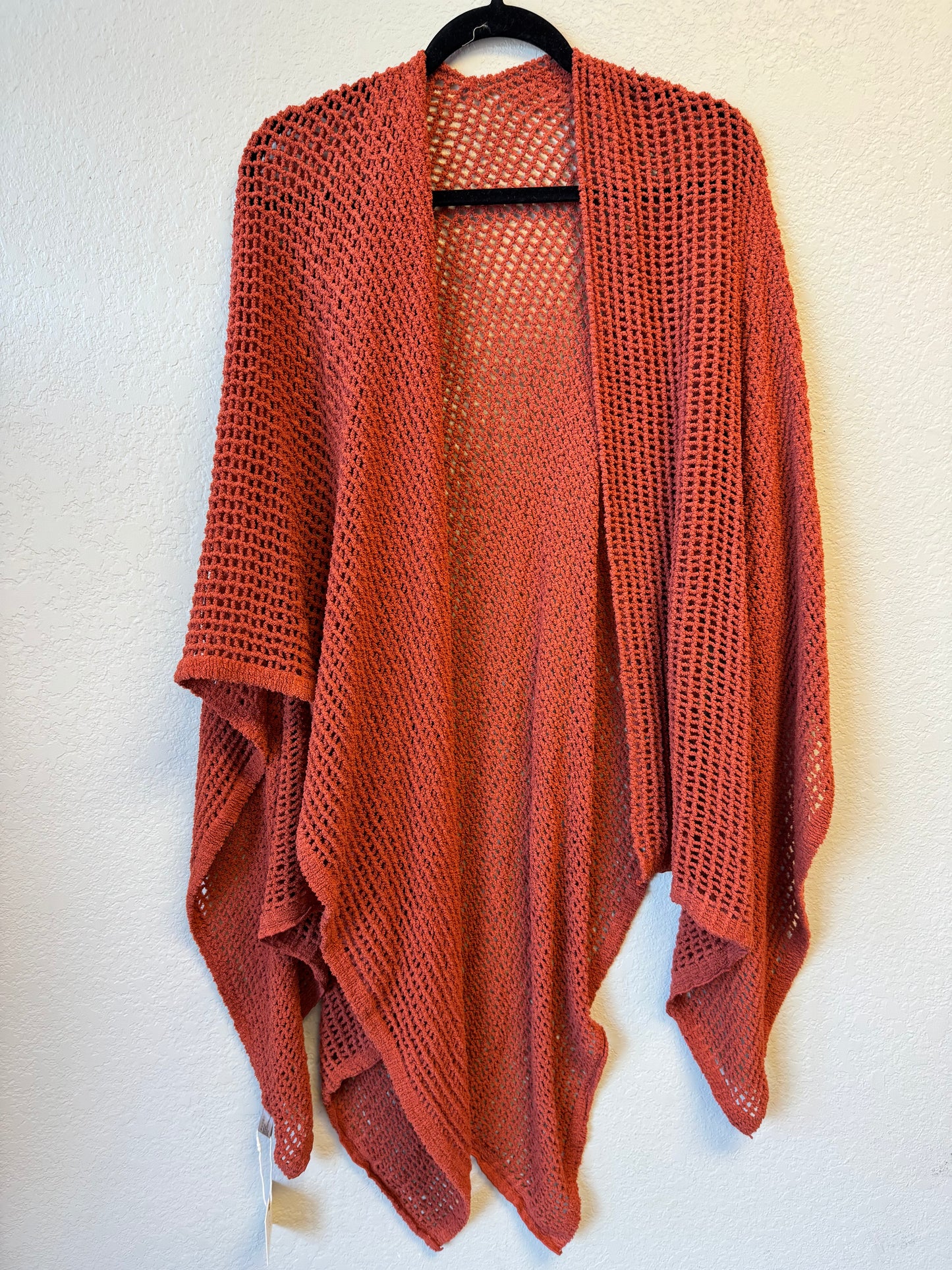 RED KNITTED CARDIGAN