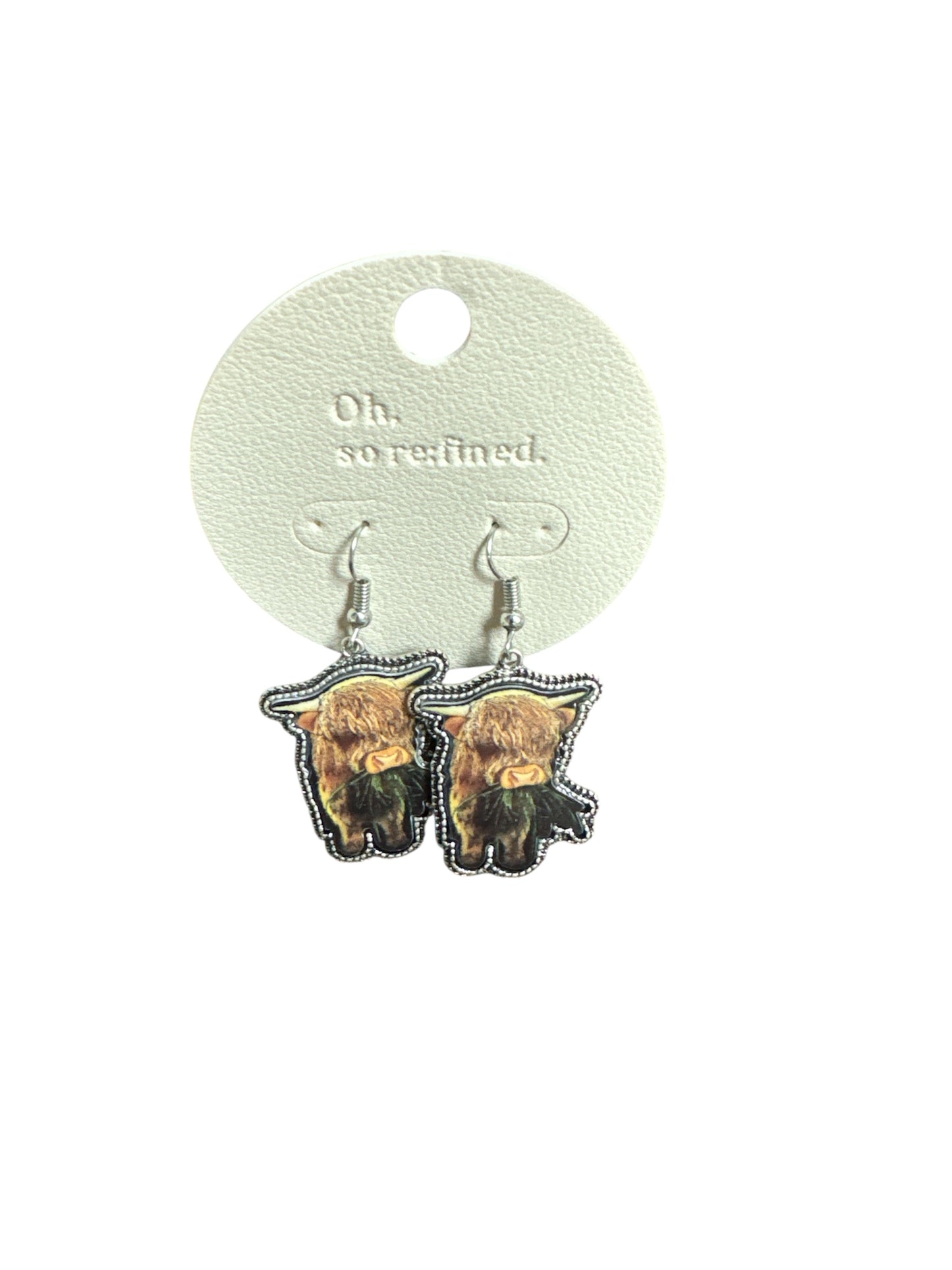 HIGHLAND COW EARRINGS