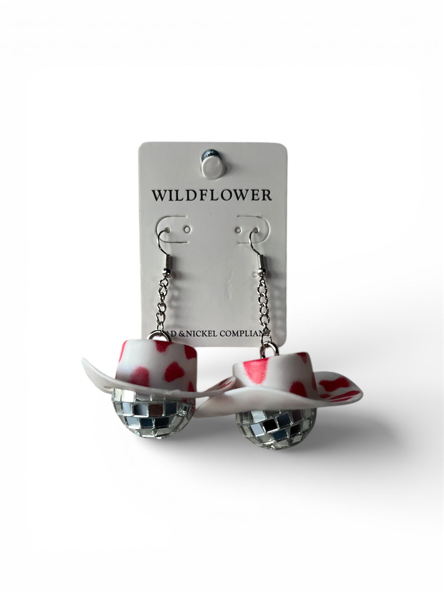 DISCO COWBOY HAT EARRINGS