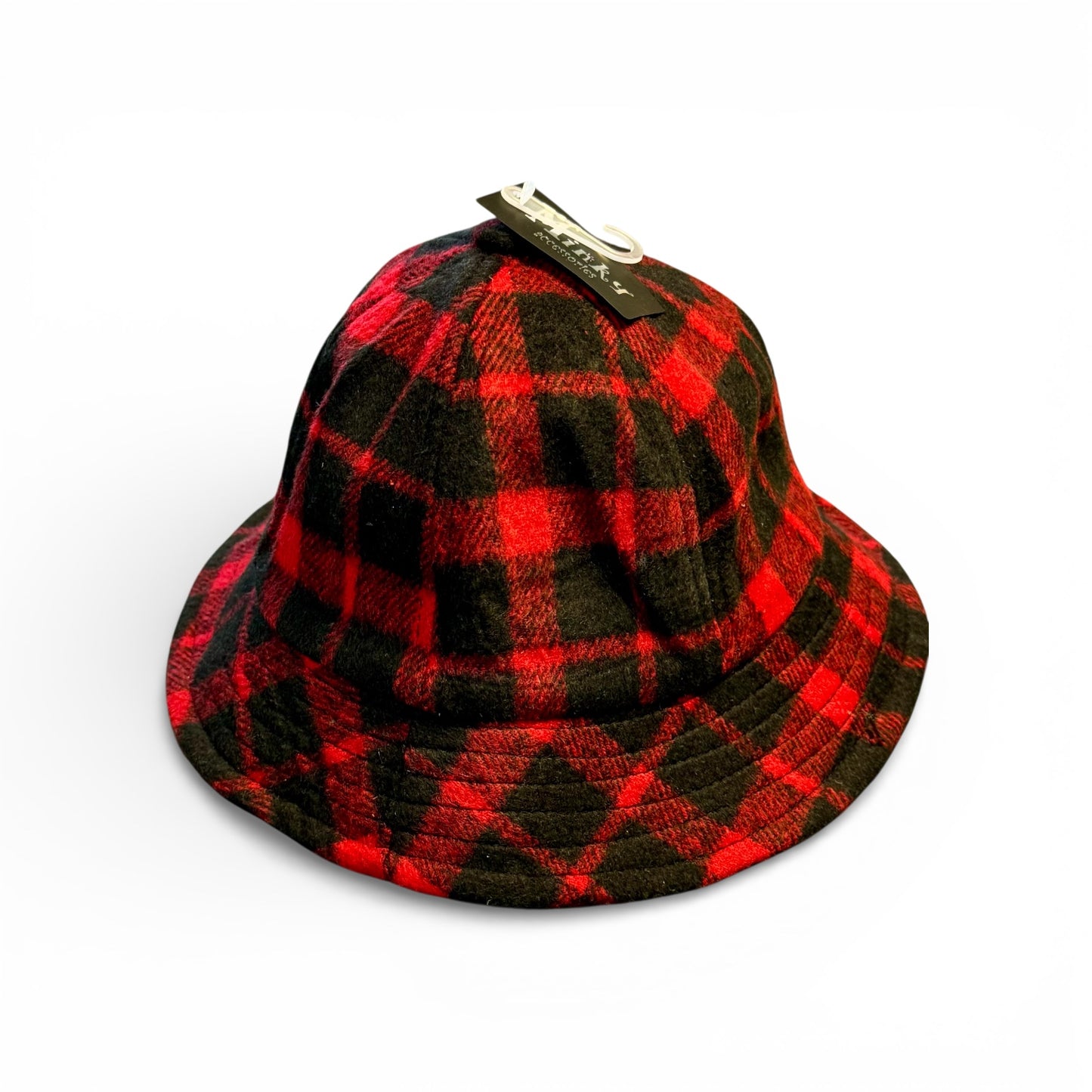 KIDS FLANNEL BUCKET HAT