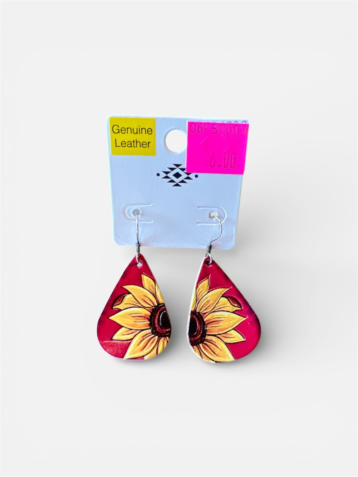 SMALL SUNFLOWER EARRINGS
