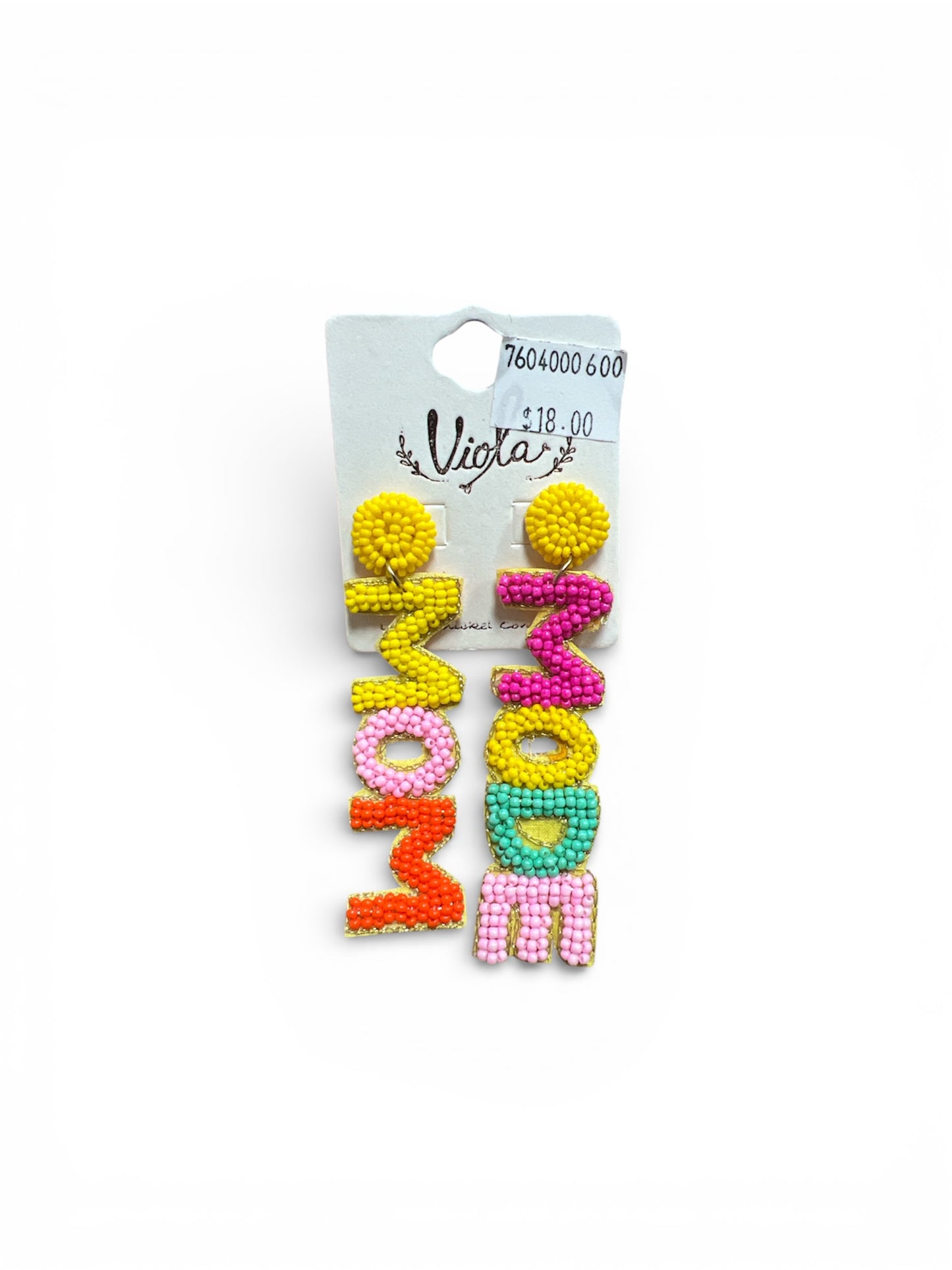 MOM MODE SEED BEAD EARRINGS