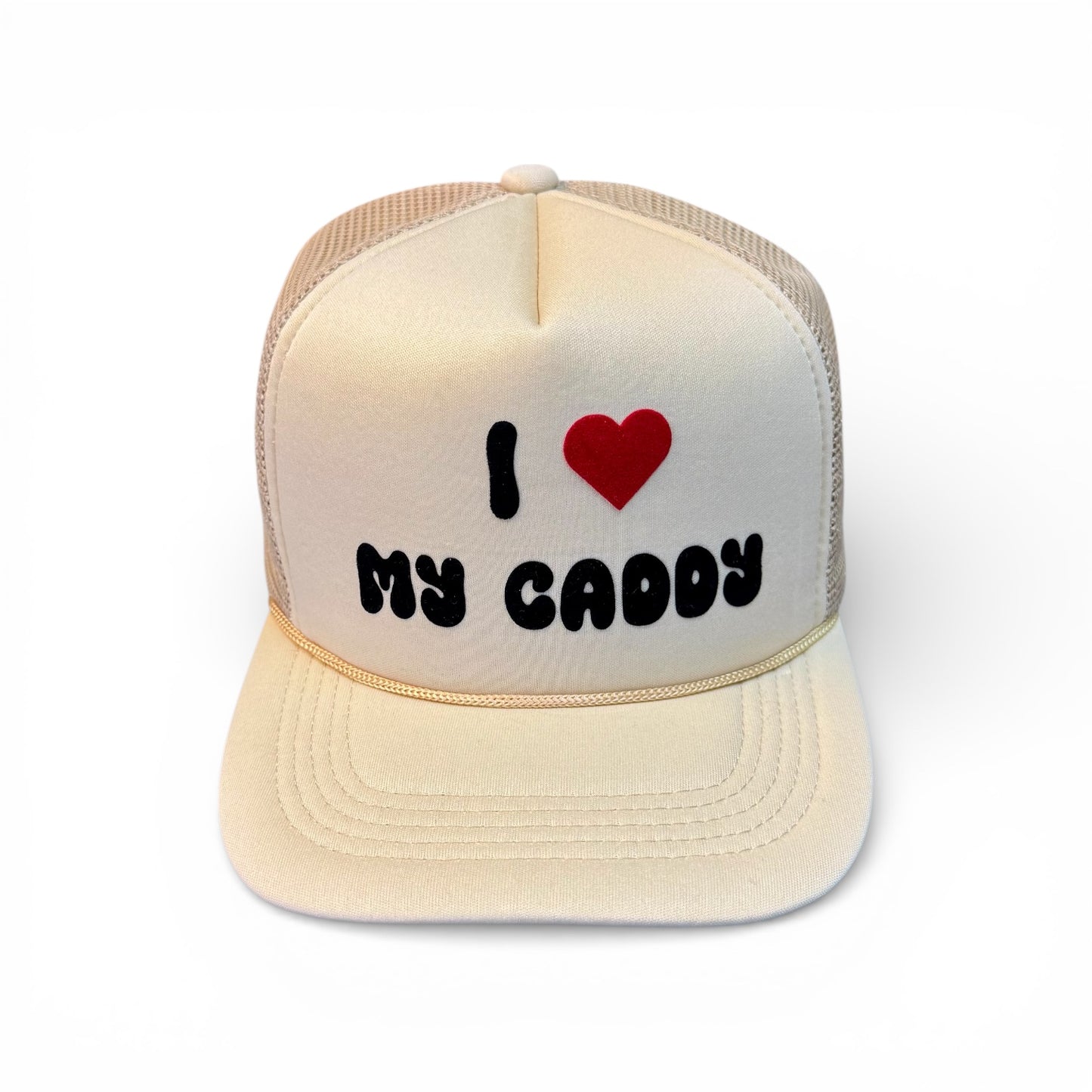 'I LOVE MY CADDY' TRUCKER HAT- WAS $14, NOW $7