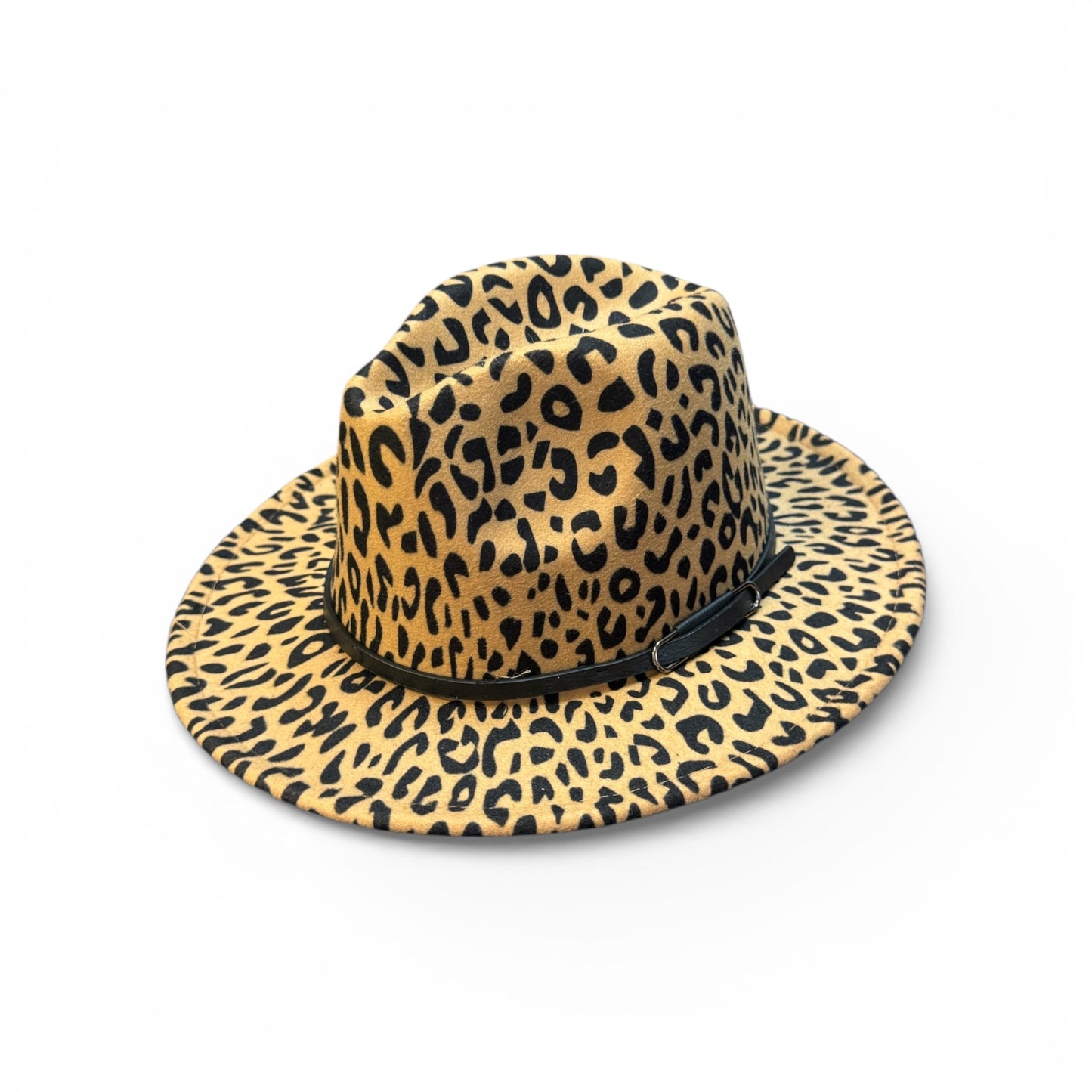 LEOPARD PRINT BRIM HAT - WAS $15, NOW $7.50