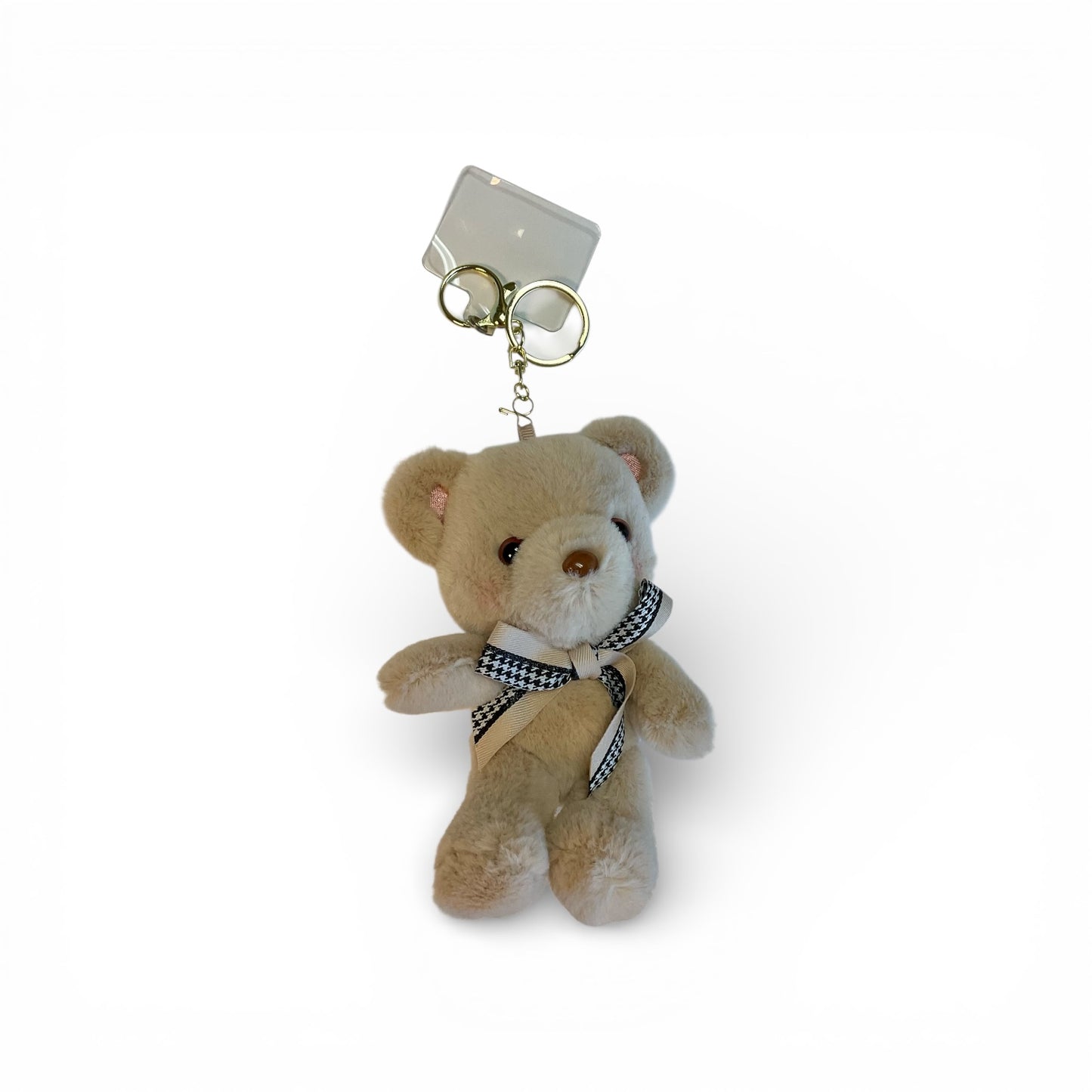 STUFFED BEAR PHONE CHARM