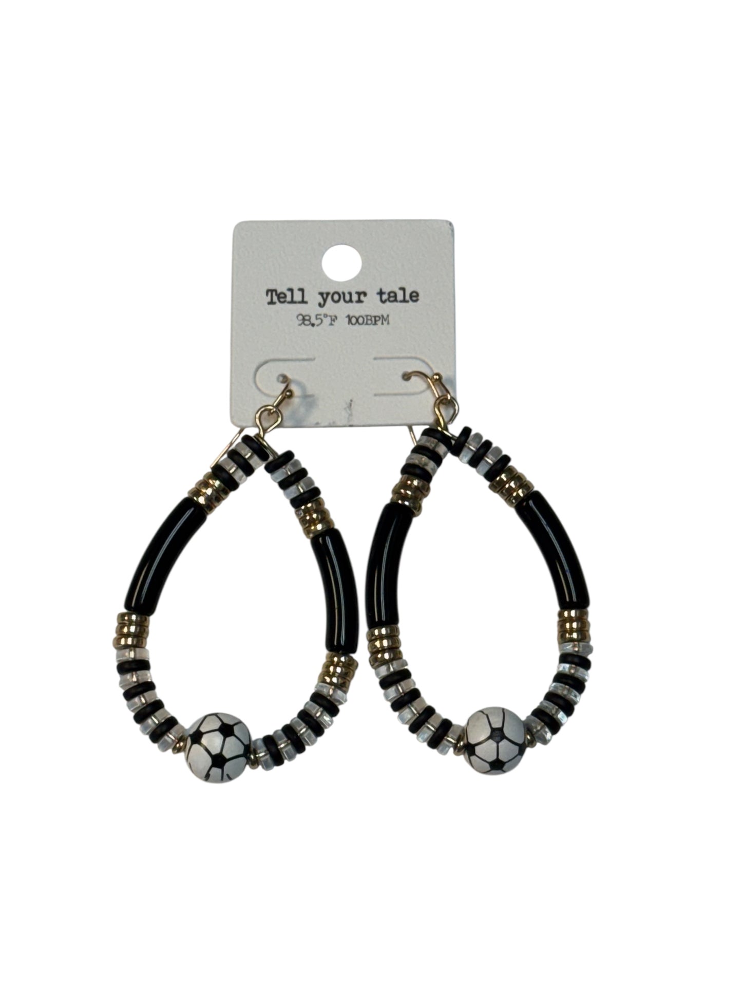 SOCCER EARRINGS
