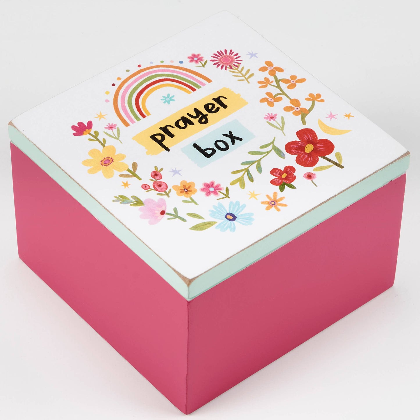 Floral Prayer Box Hinged Box