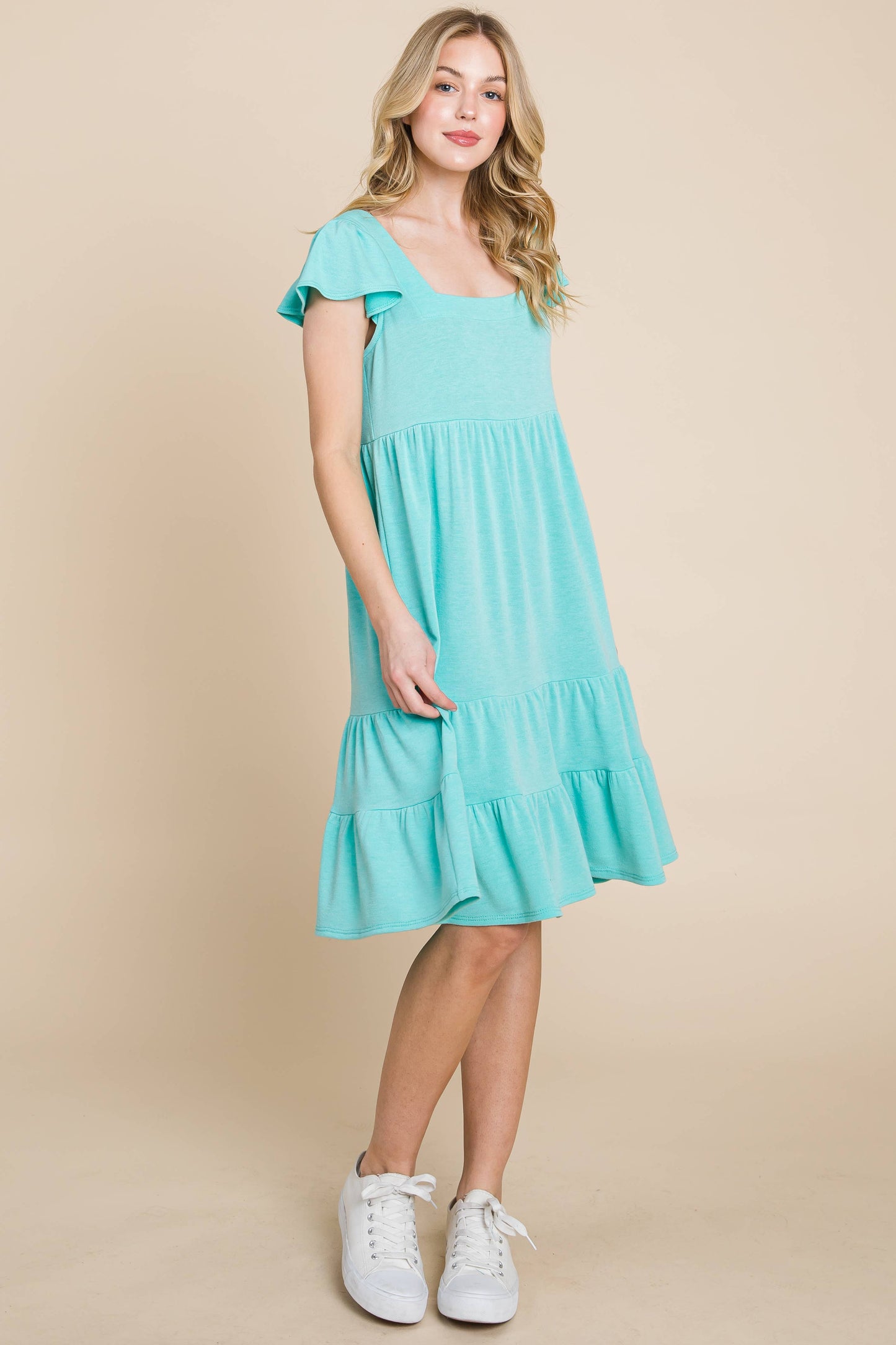 Solid French Terry Dress