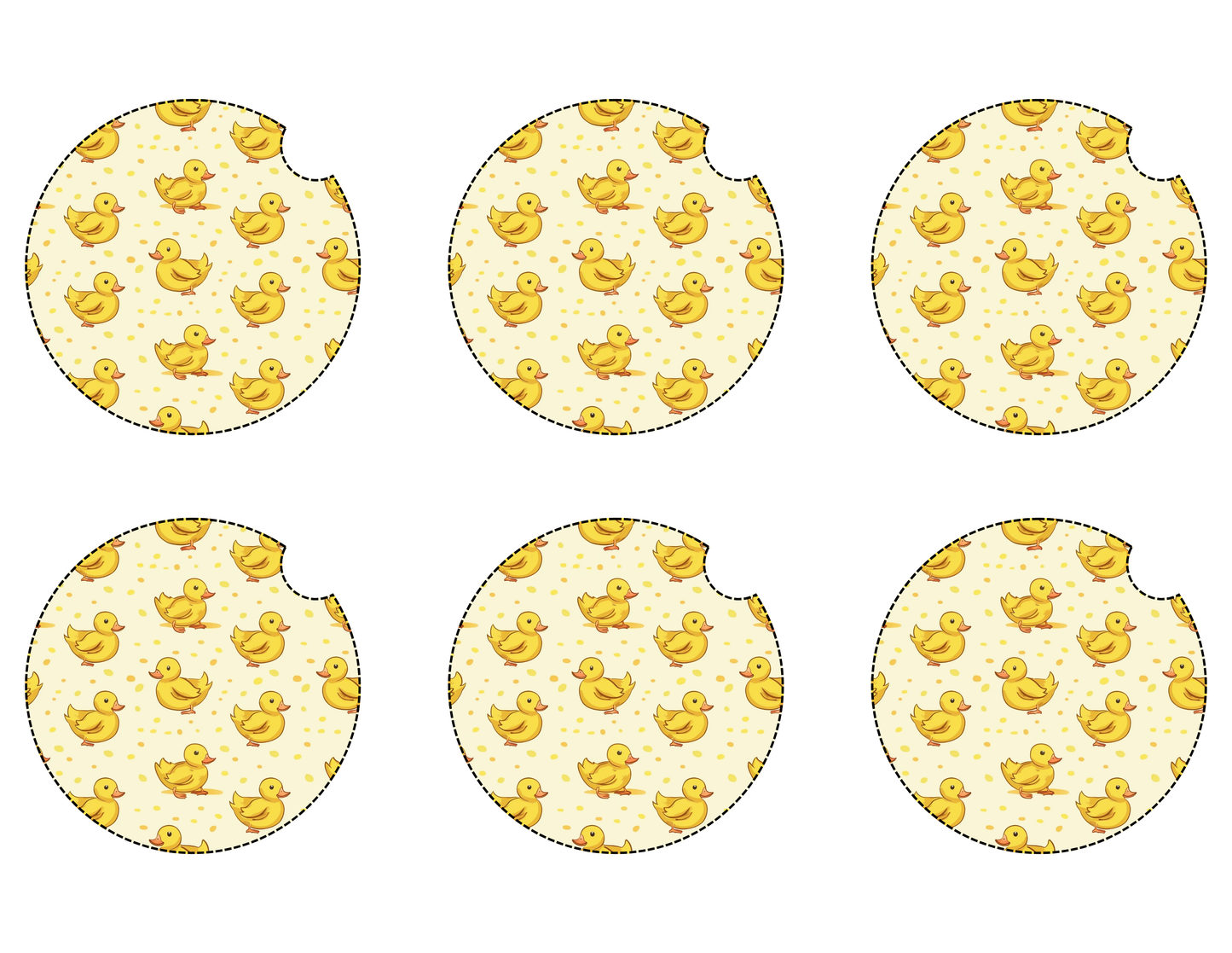 Duck coaster set