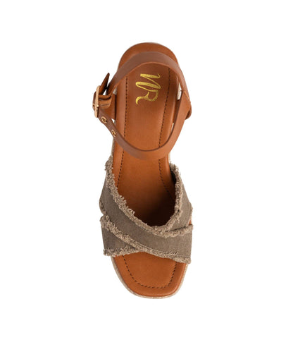 Nana Platform Sandals- Black Charcoal