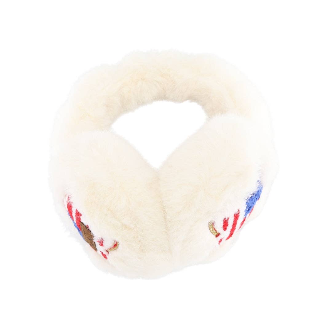 American Star Patch Faux Fur C.C Earmuff WAS $15, NOW $6