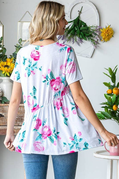FLORAL PRINT TOP