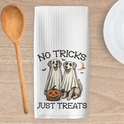 No Tricks Just Treats Kitchen Tea Towel