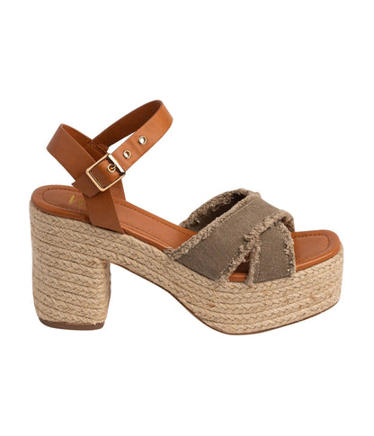 Nana Platform Sandals- Black Charcoal