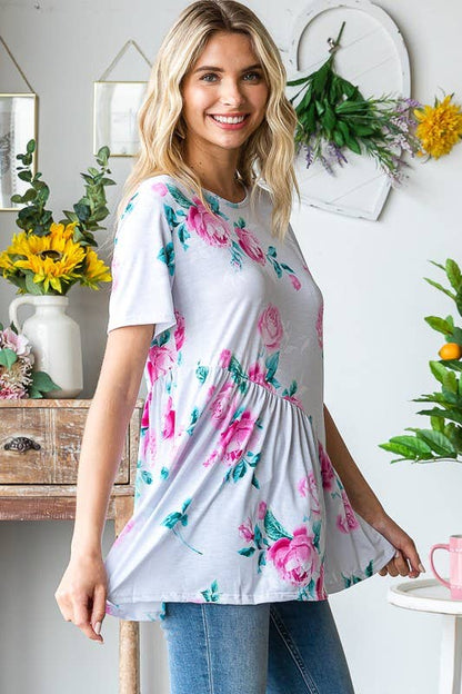FLORAL PRINT TOP