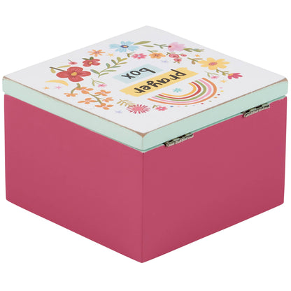 Floral Prayer Box Hinged Box