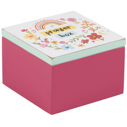 Floral Prayer Box Hinged Box