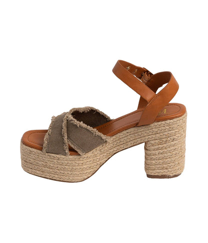 Nana Platform Sandals- Black Charcoal