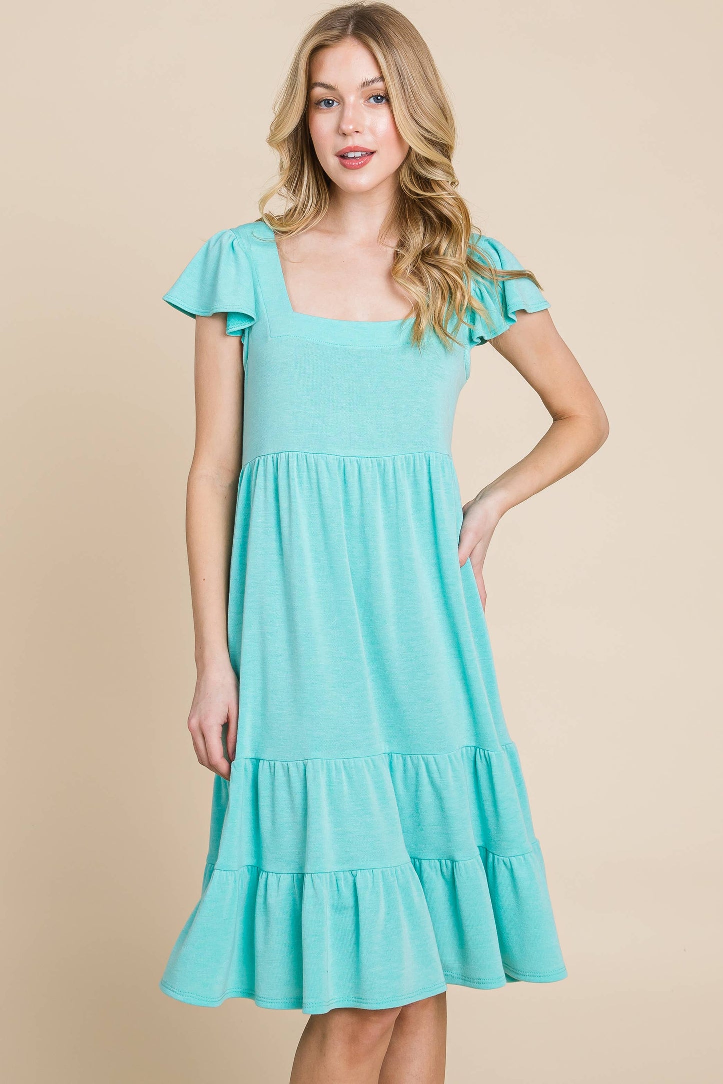 Solid French Terry Dress