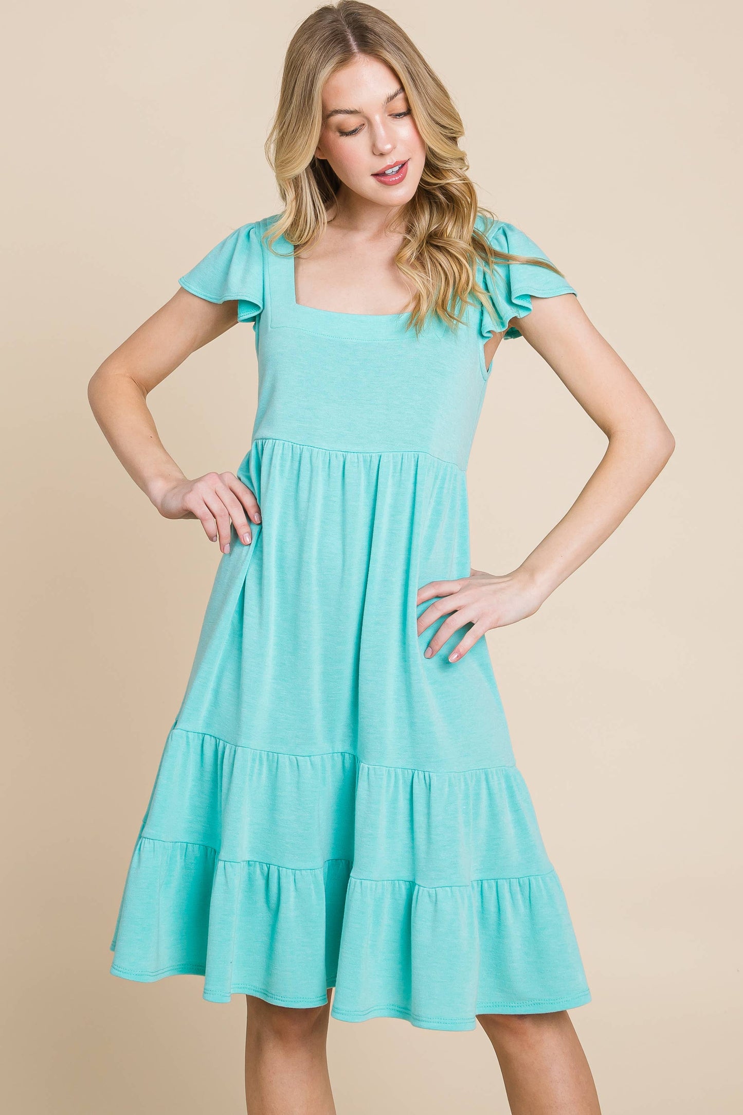 Solid French Terry Dress