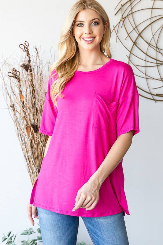 ROUND NECK SOLID TOP