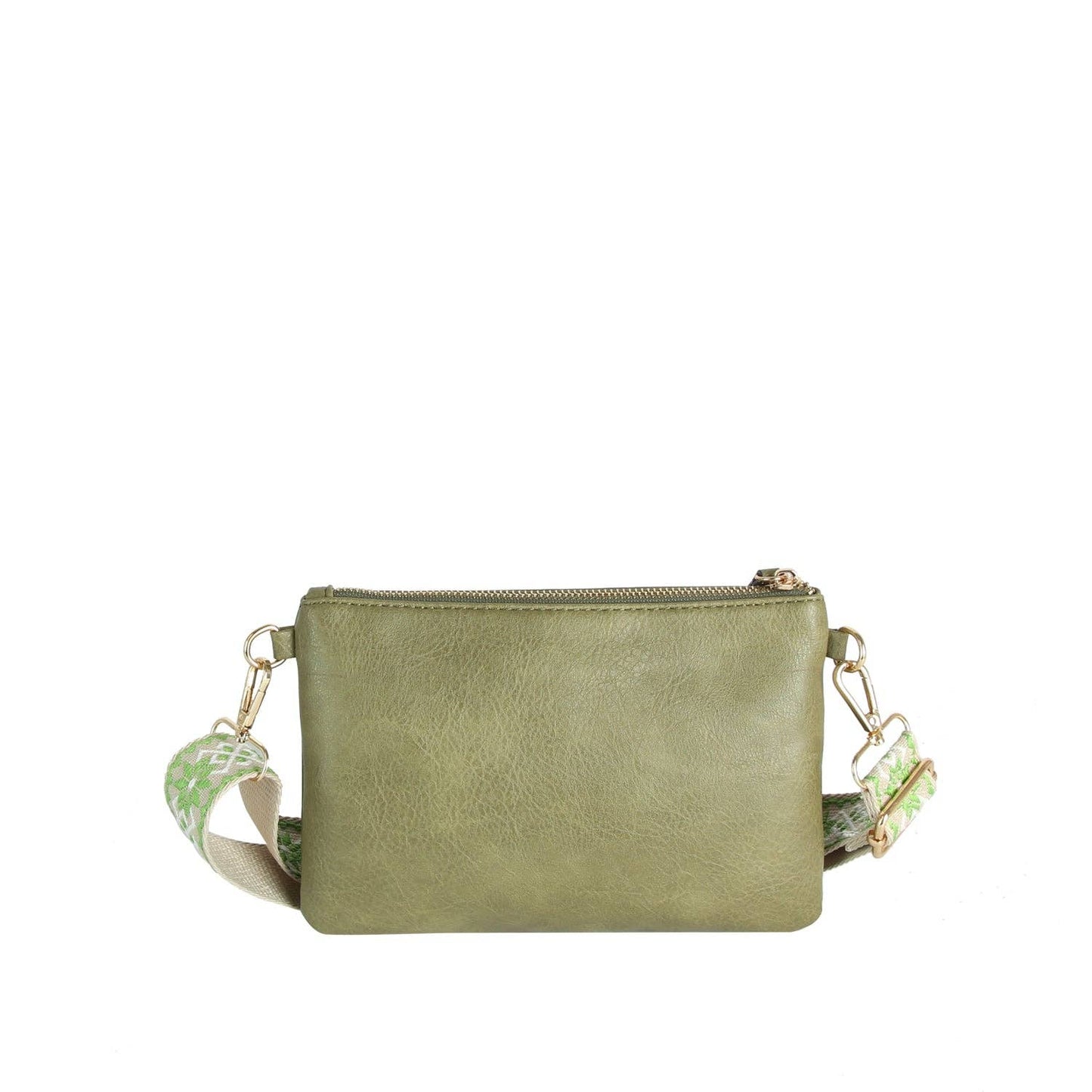 Melissa Multi Zip Pocket Crossbody With Guitar Strap