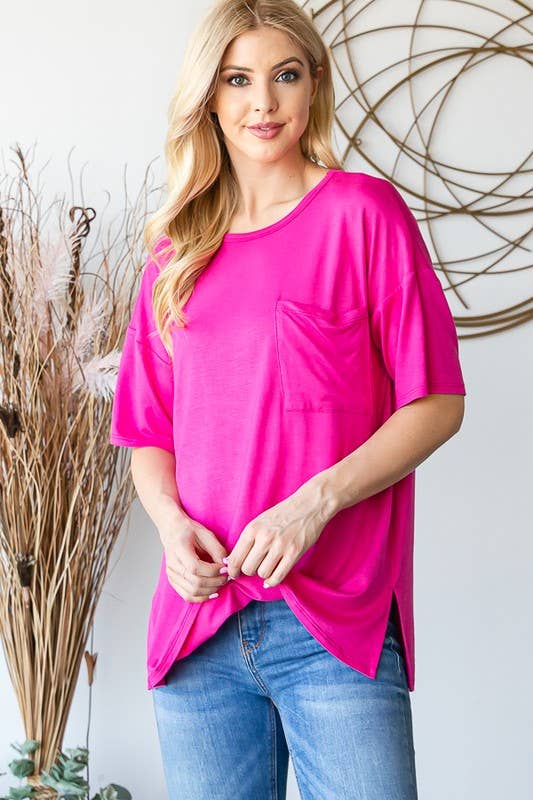 ROUND NECK SOLID TOP