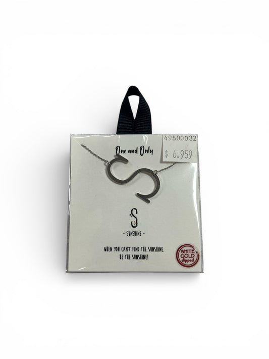 SILVER “S” NECKLACE