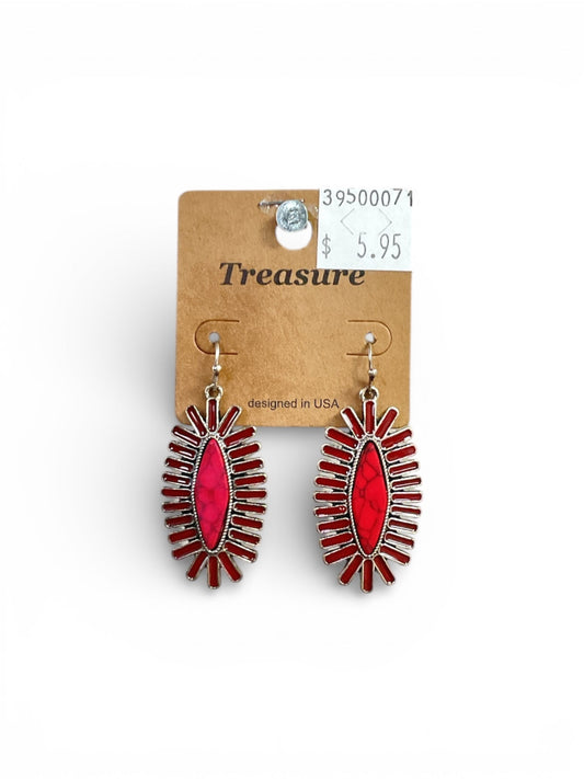 RED KITE STICK EARRINGS