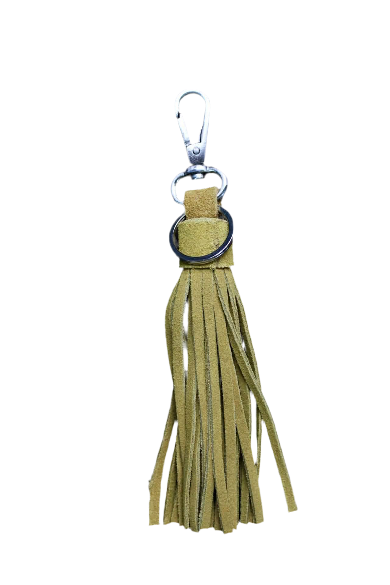 LEATHER TASSEL KEYCHAIN