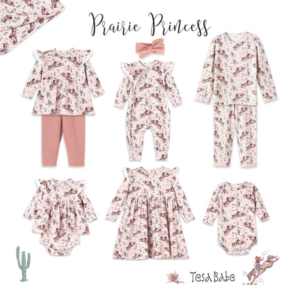 Prairie Princess Baby Girl Western Bamboo Bodysuit
