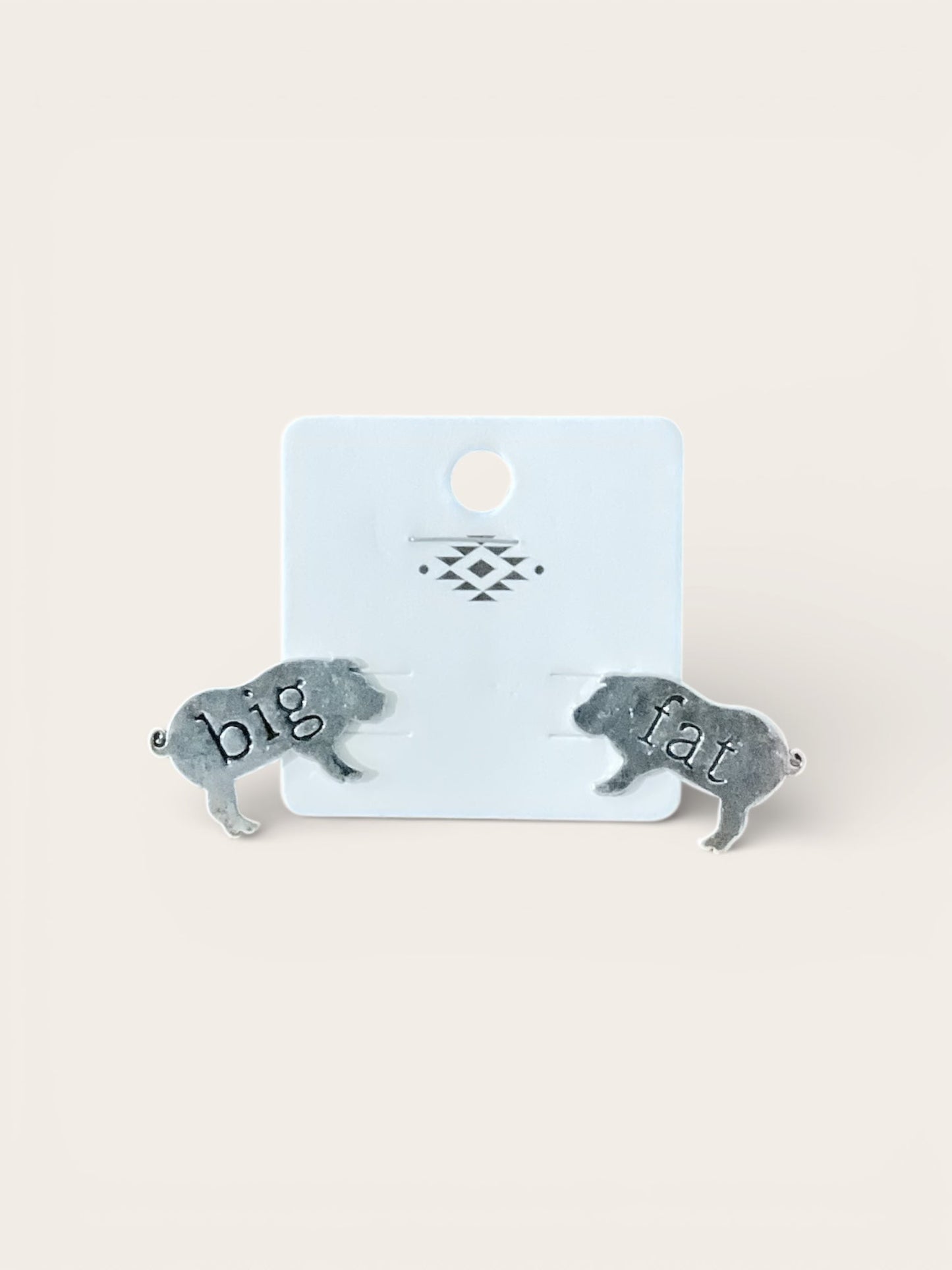 BIG FAT PIG EARRINGS