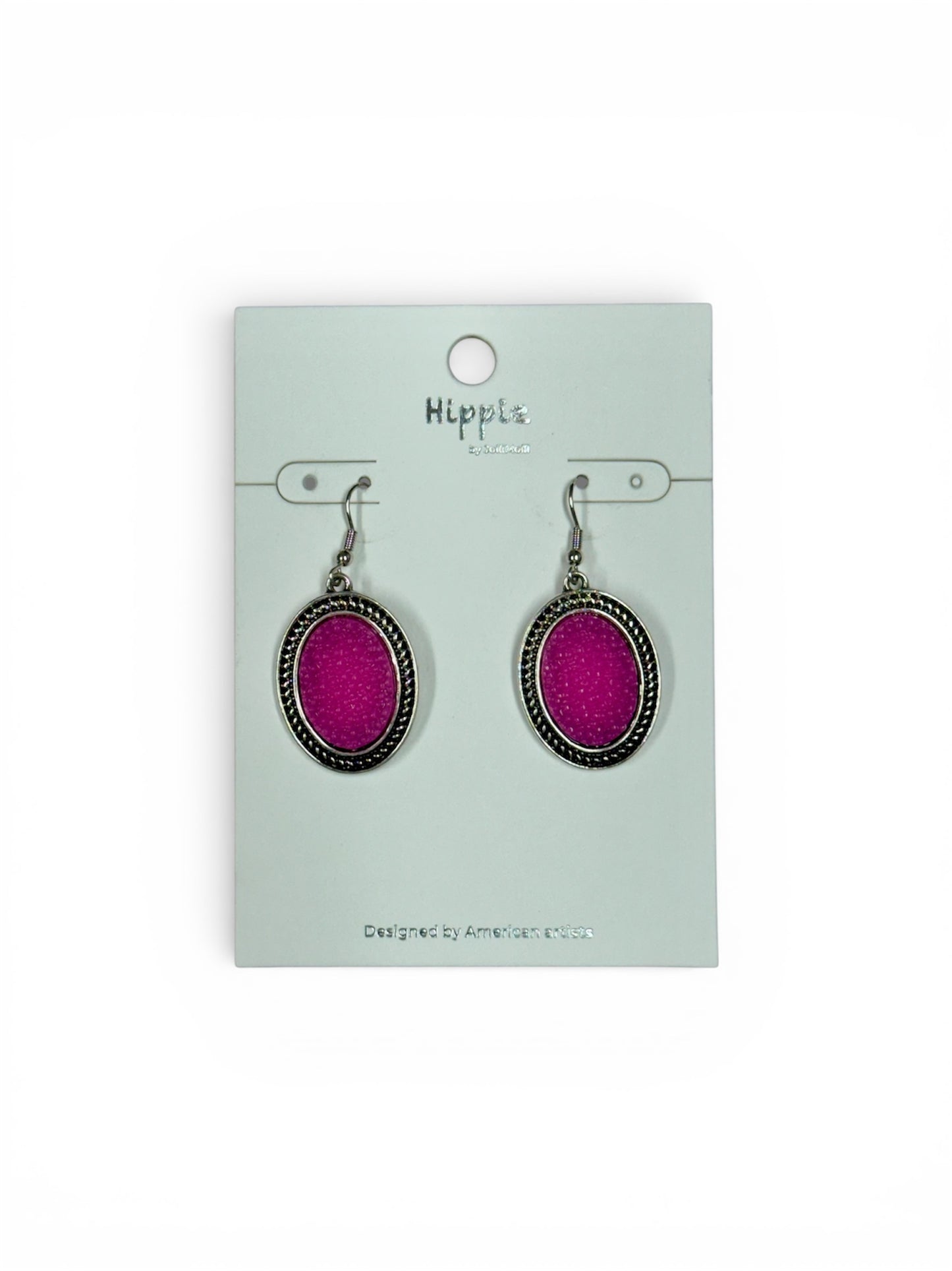 DRUSY DANGLE EARRINGS