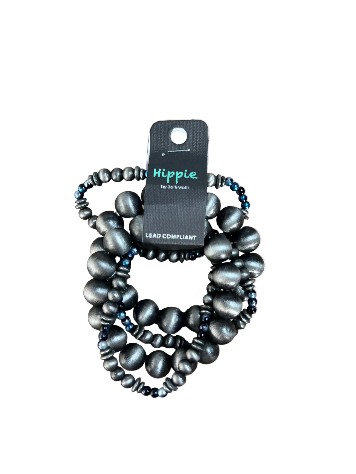 NAVAJO BEAD 5 PIECE BRACELET STACK