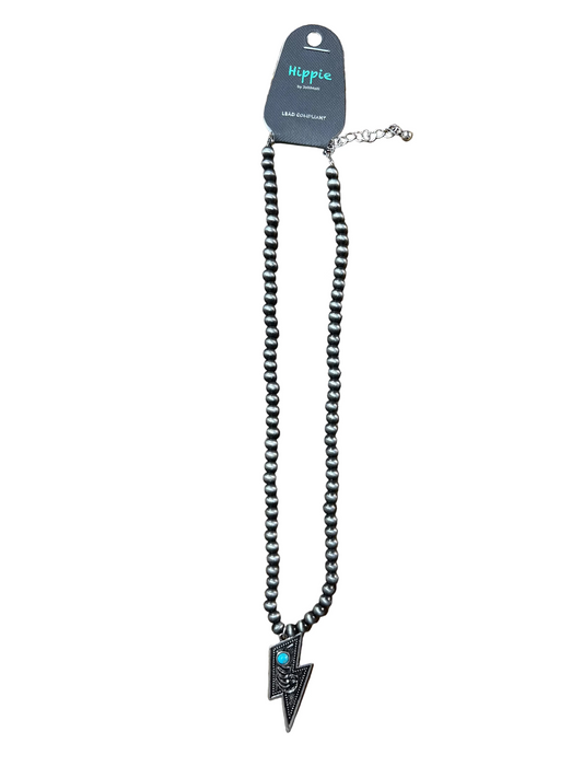 TURQUOISE BOLT NECKLACE