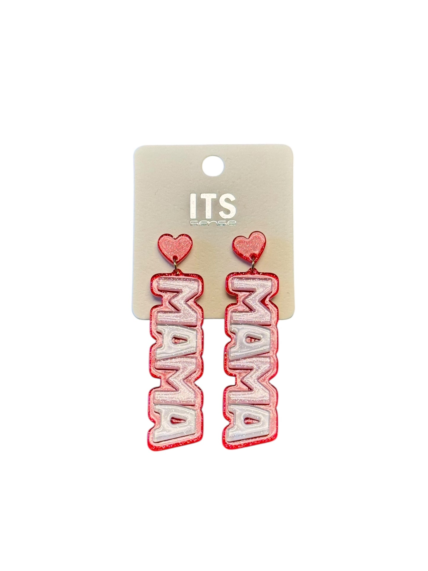 Pink MAMA Earrings