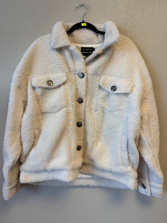 WHITE FUR WINTER COAT
