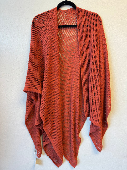 RED KNITTED CARDIGAN