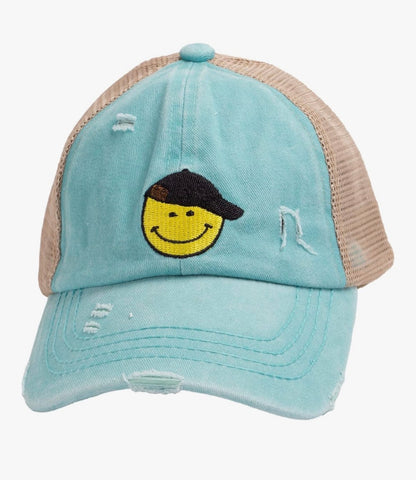 CC CRISS CROSS PONYTAIL HATS
