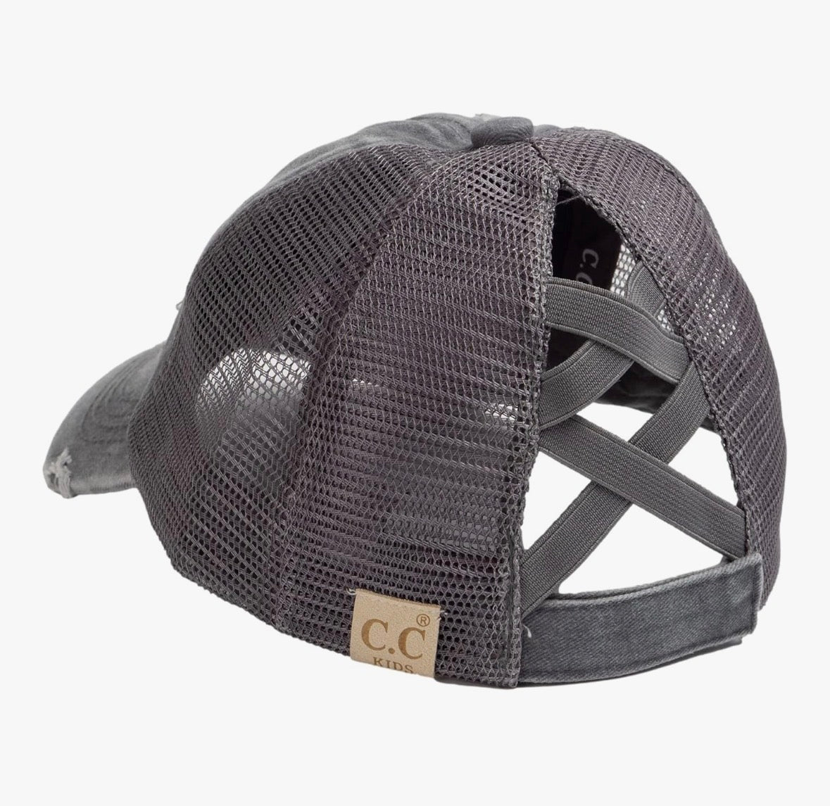 CC CRISS CROSS PONYTAIL HATS