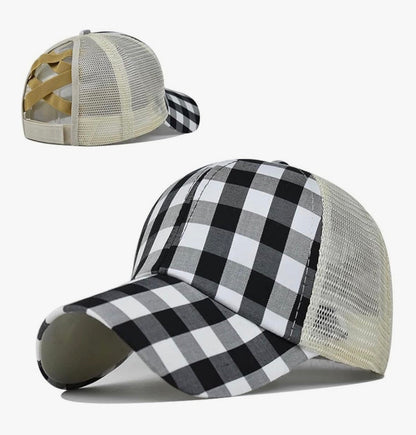 CC CRISS CROSS PONYTAIL HATS