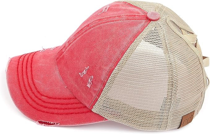 CC CRISS CROSS PONYTAIL HATS