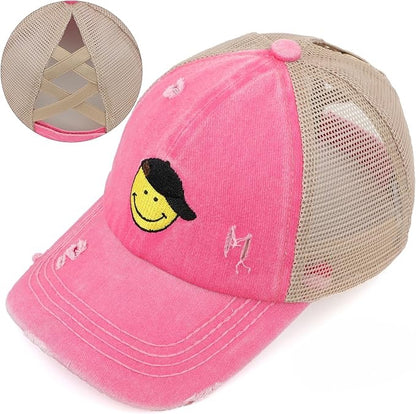 CC CRISS CROSS PONYTAIL HATS